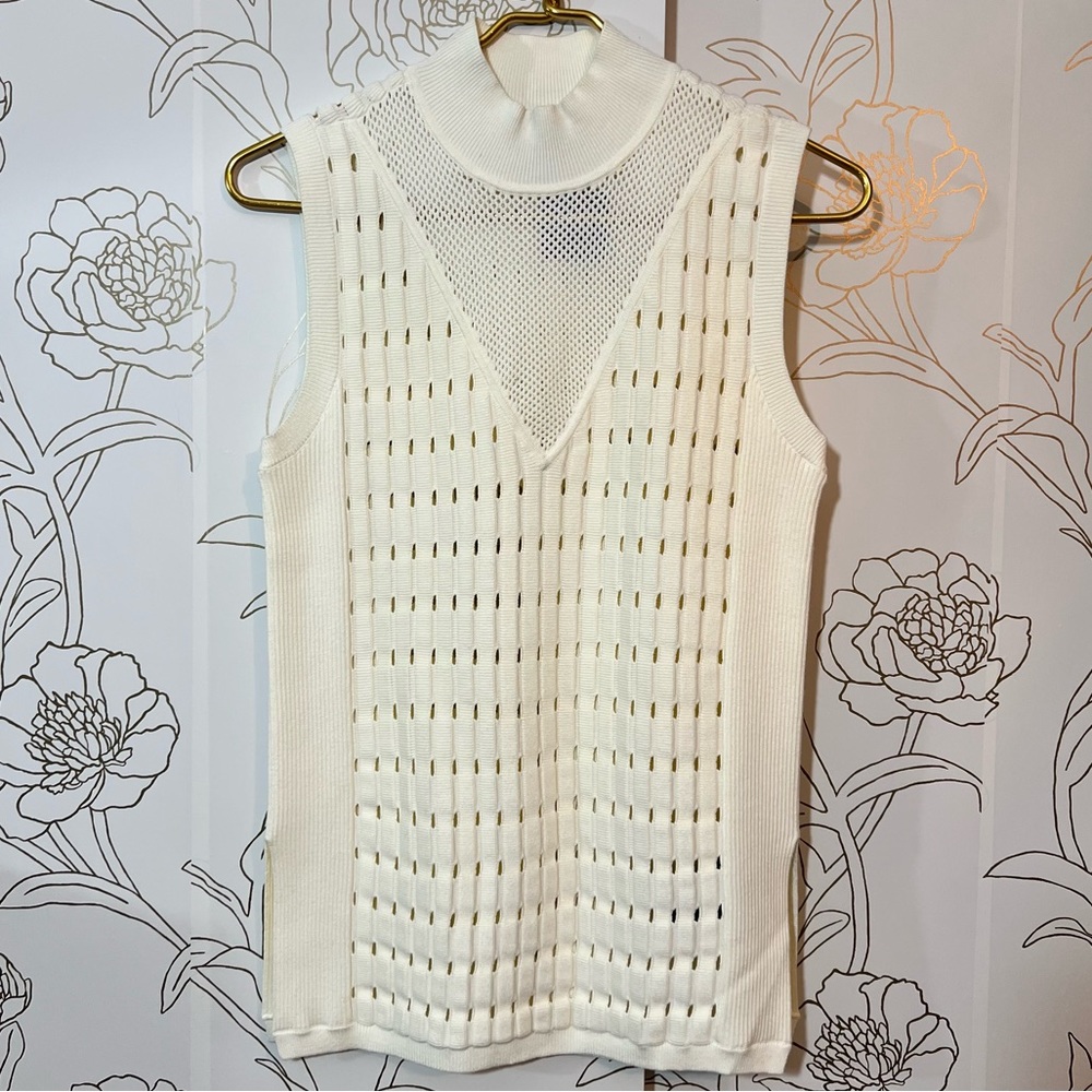 Club Monaco Cream Vest